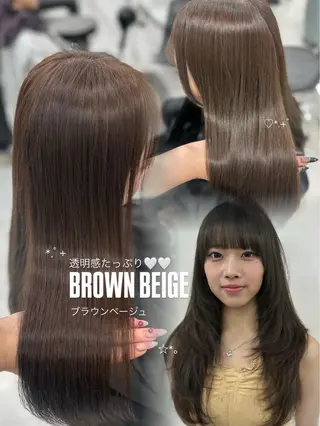 ロング カラー 上品モテヘア🩶 karen🩶のヘアスタイル