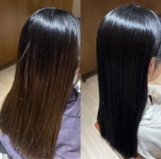 ロング 山本 忠臣のヘアスタイル