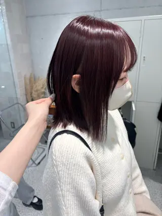 ショート 韓国レイヤー/ヘア カラー🎀ayamiのヘアスタイル