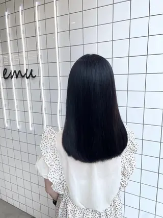 セミロング カラー パーマ ヘアアレンジ メンズ mona/ ストレートスタイル✨のヘアスタイル