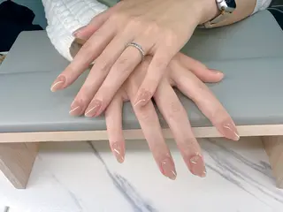 ネイル ココナッツ研修三 新規自爪オフ無料のネイルデザイン