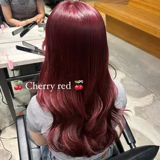 ロング カラー 韓国風レイヤーカット 🍒サンジキ アカリのヘアスタイル