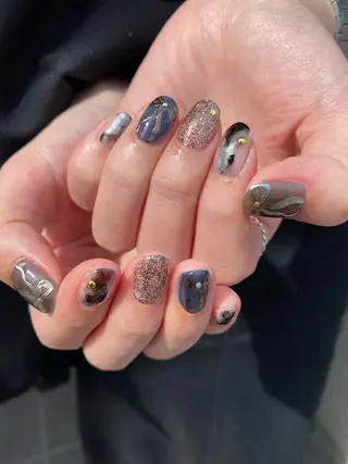 ネイル 草加ニュアンスネイル 🌚hersのネイルデザイン