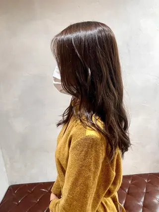 ロング カラー 似合わせスタイル 足立のヘアスタイル