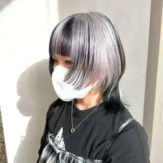 カラー デザインカラー/パー マ🦖外岡咲希🦖のヘアスタイル