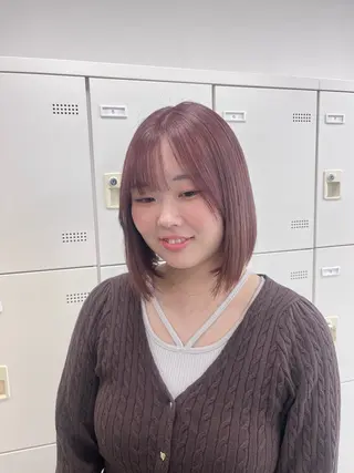 ショート ♡ナチュラルガーリー ♡ベージュ♡RINAのヘアスタイル