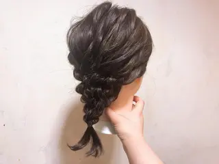 セミロング カラー ヘアアレンジ Sia.   大阪梅田茶屋町店所属・まつパ/まつエク Sia.茶屋町店のマツエク・マツパデザイン