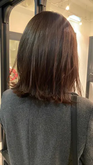 ミディアム カラー Tomoka🐶🌟 似合わせカット✂︎のヘアスタイル