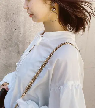 ミディアム Living所属・ヨシモトリョウ 髪質改善/美髪のヘアスタイル