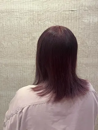 ミディアム カラー 新宿 似合わせカラー HINAのヘアスタイル
