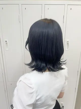 ミディアム カラー collet矢島/ ブリーチ指名No.1のヘアスタイル