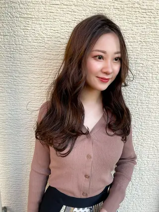 セミロング カラー メンズヘア特化 崎田 成人のヘアスタイル