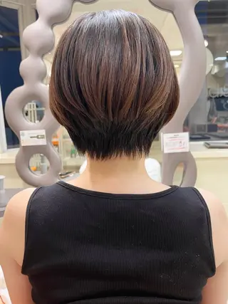 ショート ボブ/透明感カラー /大宮/たぐち🥣のヘアスタイル