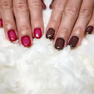 カラー ネイル Cozy_ ilumのネイルデザイン