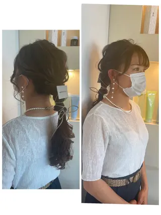 ヘアアレンジ ビーアトリエ目黒所属・ヘアセット/着付け＊ 松永香代子のヘアスタイル