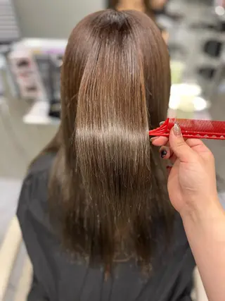 セミロング 阿倍野/髪質改善/ 花木 景のヘアスタイル