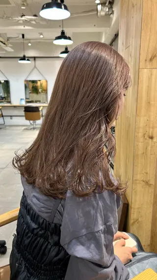 ミディアム カラー じゅわっと暖色カラー 🍊Moemiのヘアスタイル