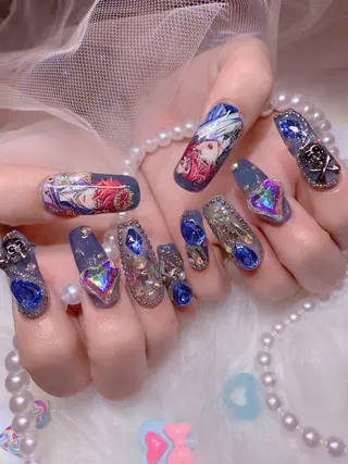 ネイル シェアサロンLei.g(レイジー)所属・3Dアートネイル💗 都築レナのネイルデザイン