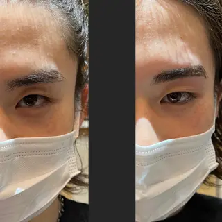 パーマ メンズ アイブロウ fifth JINGUMAE所属・波巻きスパイラルパー マ/シャドウパーマ駿のヘアスタイル