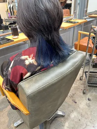 セミロング カラー 🎀たな 🧸のヘアスタイル