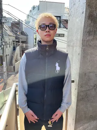 ショート ハイトーンNo.1✨ パーマ✨イマイタツヤのヘアスタイル