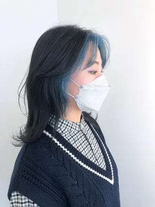 ミディアム カラー ☕️ベージュカラー 内藤光哉☕️のヘアスタイル