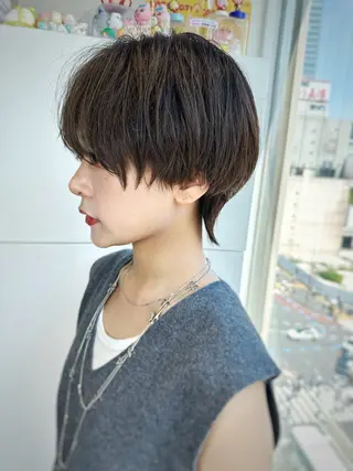 ショート カラー 女性が憧れる ショート/角田愛和のヘアスタイル