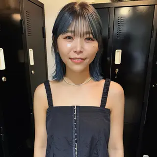 ミディアム カラー レイヤーカット/暖色 カラー/mao🎀のヘアスタイル