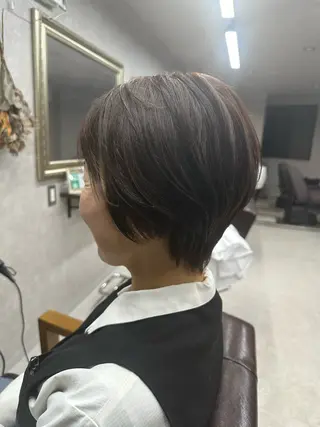 ショート カラー Lien 深井店のヘアスタイル