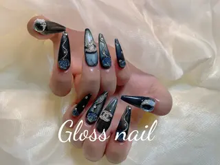 ネイル Gloss nail salonジェル＆長さだし専門店所属・Meri💅ジェル& チップ長さだし専門のネイルデザイン