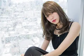 セミロング ロング カラー Re:ta Hair 飯田淳平のヘアスタイル