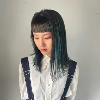 カラー 透明感ワンカラー🎀 レイヤー/AOのヘアスタイル