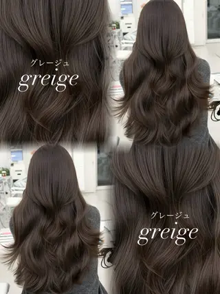 ロング カラー 韓国ヘア　紗希 🦋のヘアスタイル