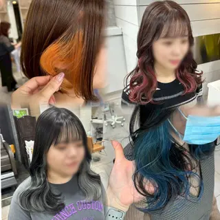 カラー ハイトーンカラー✨ 慶田玲和のヘアスタイル
