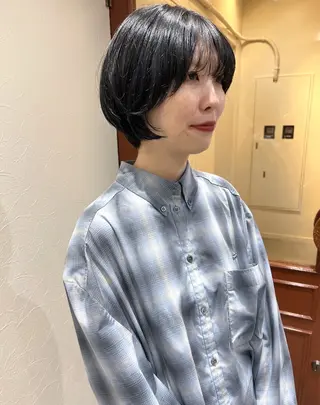 ショート カラー rena ✶伏見/パーマのヘアスタイル