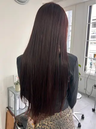 ロング カラー レイヤーボブ/ 艶カラー/サナ🌼のヘアスタイル