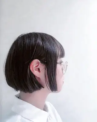 ショート カラー パーマ Hair design Na.B所属・ジユン 지윤のヘアスタイル