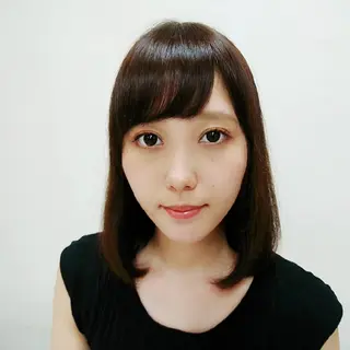 ミディアム カラー nagane sayakaのヘアスタイル