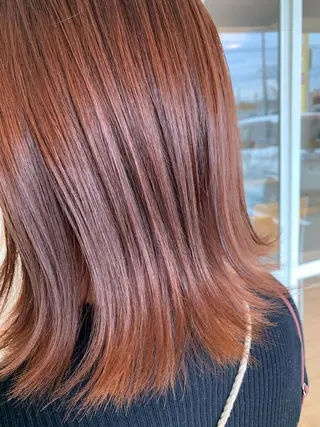 ミディアム 柴田 結衣のヘアスタイル