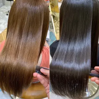 ロング 池袋/似合わせ/縮毛 髪質改善【ugen】のヘアスタイル