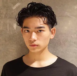 パーマ RIN／韓国ヘア レイヤーカットのヘアスタイル