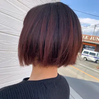 ショート 半田 知穂のヘアスタイル