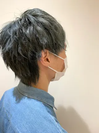 メンズ 透明感カラー 金村真子のヘアスタイル