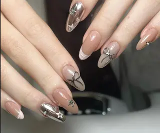 ネイル By moonネイル 🌷ワンホン/韓国風のネイルデザイン