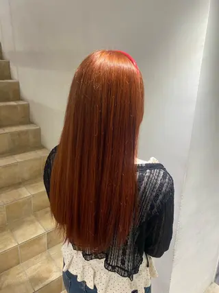 ロング カラー BUZZ 自由が丘所属・niimi rimuのヘアスタイル