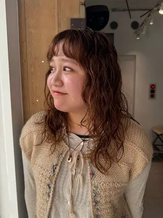 セミロング 井出 海月のヘアスタイル