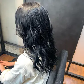 ロング カラー ヘアアレンジ newi TATSUのヘアスタイル