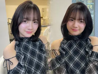 ミディアム 声優オタク美容師🎀 𝑹𝑰𝑵𝑶𝑵のヘアスタイル