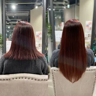 ロング カラー 🦋美髪／エクステ 🦋アベイクミのヘアスタイル