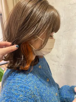 ミディアム 梅田美容室/カット /Maoのヘアスタイル